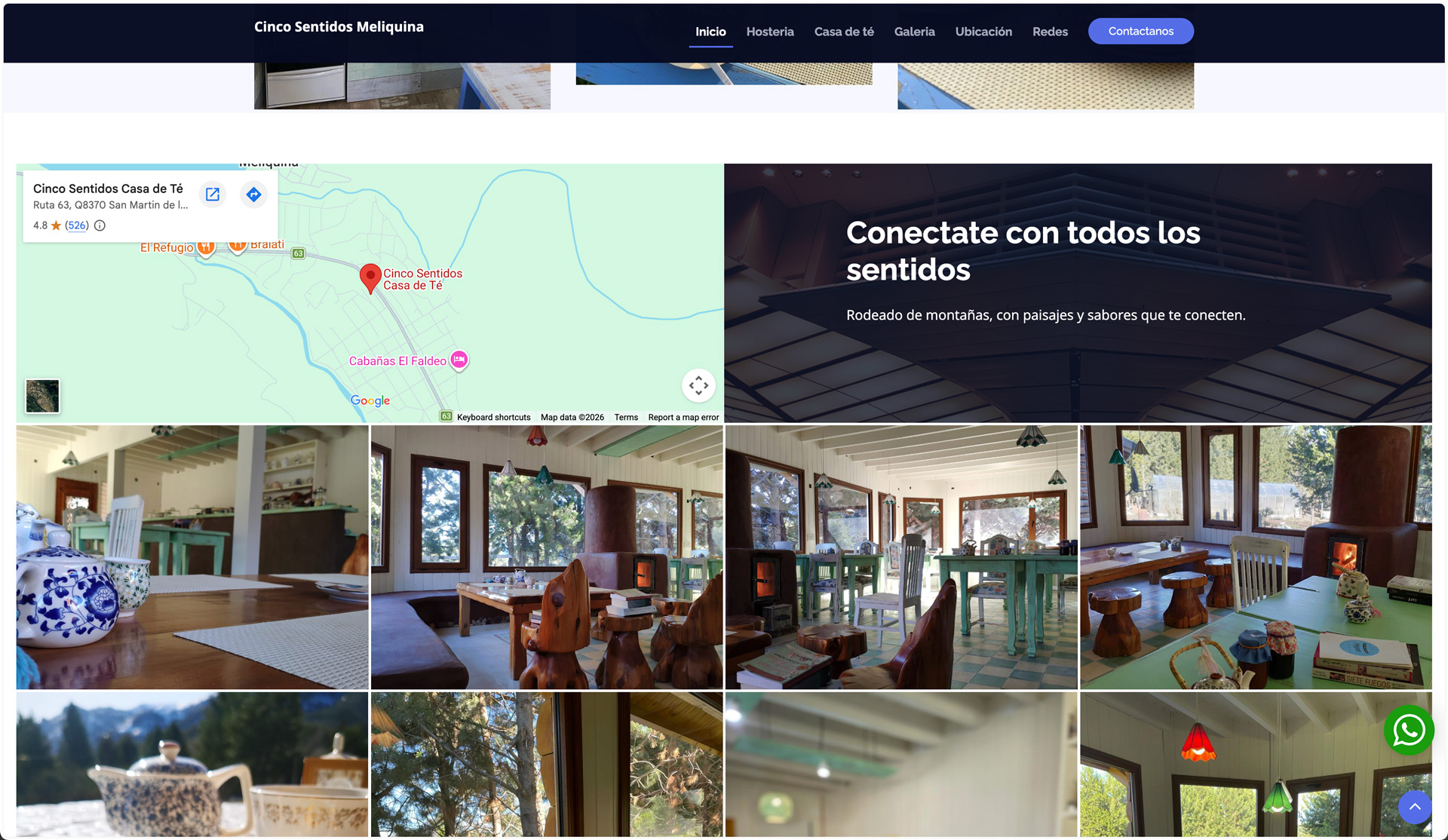 Cinco Sentidos Meliquina
